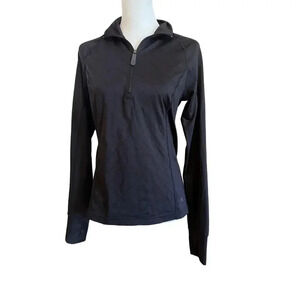 HEAD long sleeve black running top womens size small